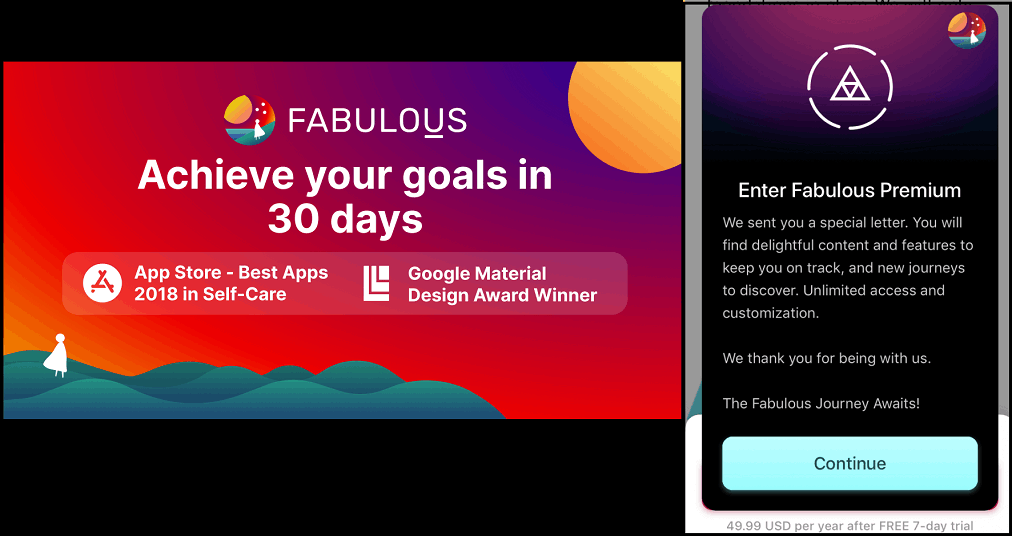 Fabulous App - Daily Routine Planner