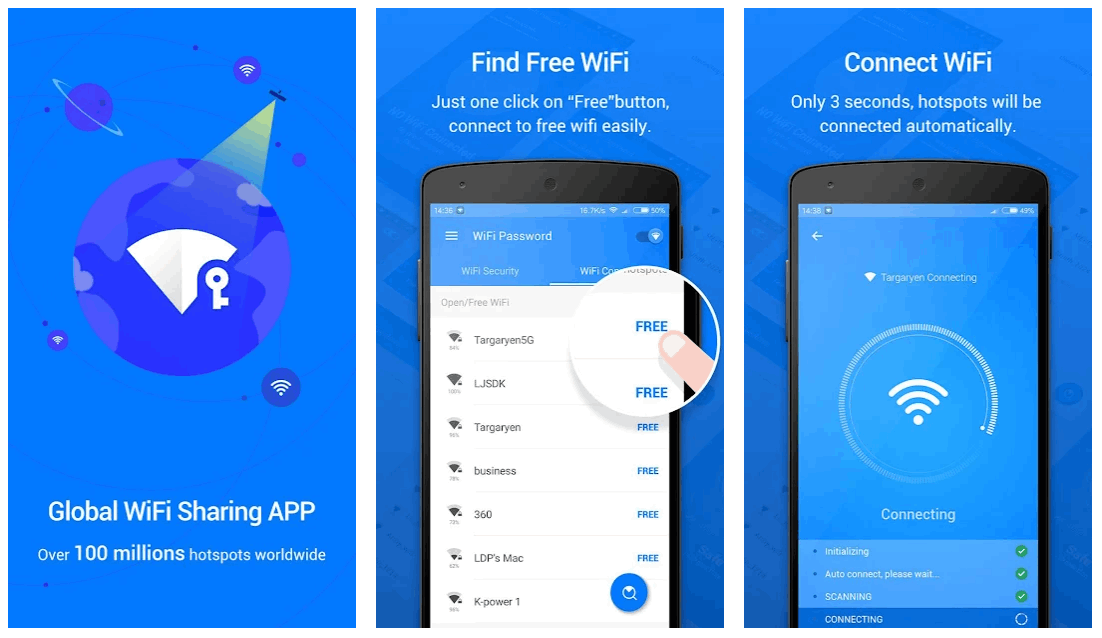 WiFi Password - Access Hotspots on the Go