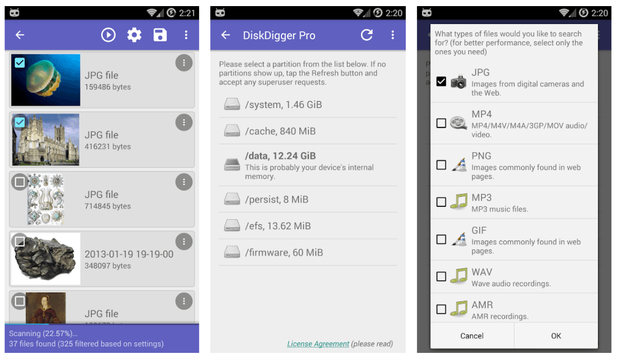 DiskDigger App - Learn How to Recover Files
