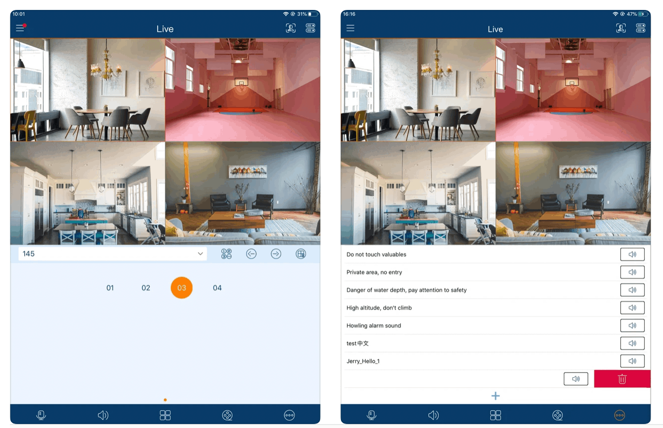 SuperLive App - Monitor a Camera Remotely